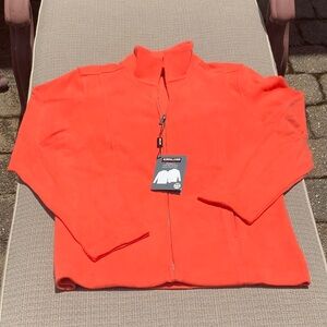 Kirkland Signature Vibrant Orange Full-Zip Jacket